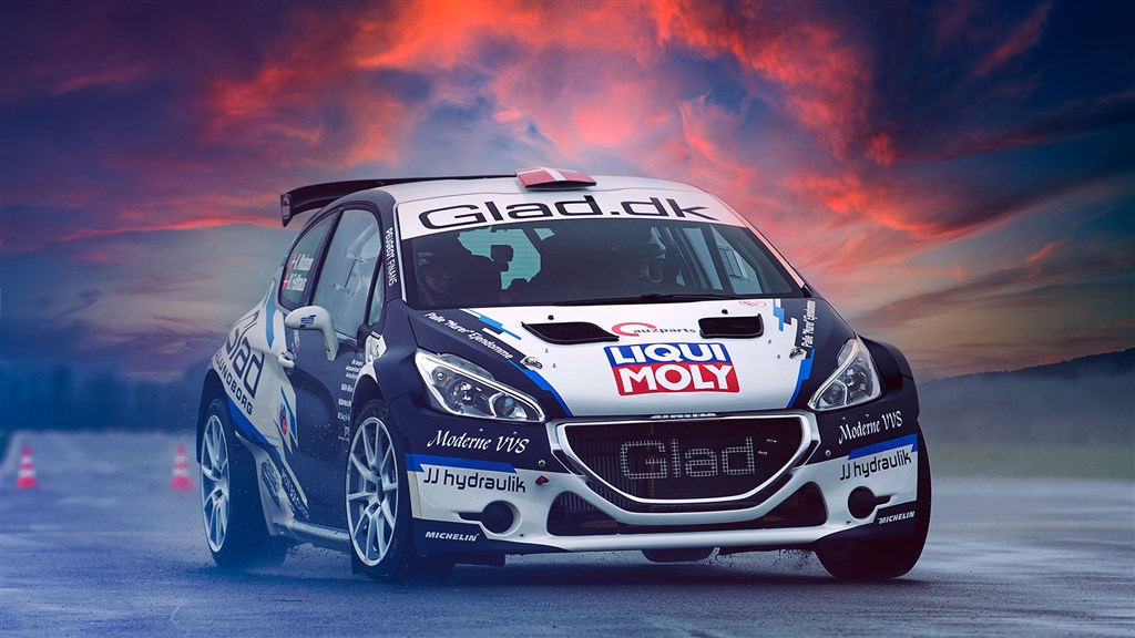 Kenneth Madsen har haft mulighed for at gennemføre en enkelt funktionstest med sin nye Peugeot 208 R5.
(Foto: Jokum Tord Larsen)